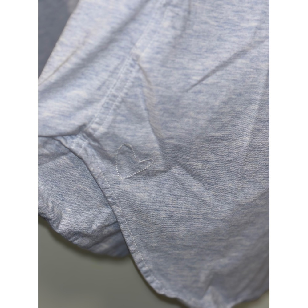 Frank & Eileen Tee Lab 100% Cotton Button-Down Shirt Small Heather Blue *FLAW - Picture 6 of 12